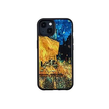 ikins 天然貝ケース for iPhone 13 夜のカフェテラス I21053i13