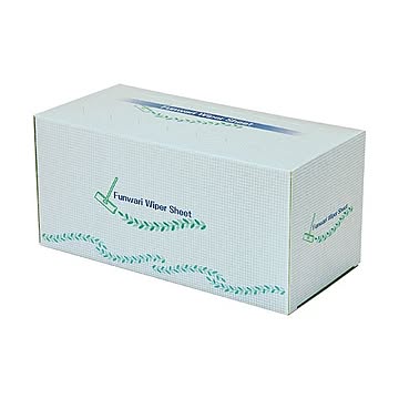（まとめ）アズマ工業 ふんわりワイパーシートブルー 1箱（50枚）【×5セット】