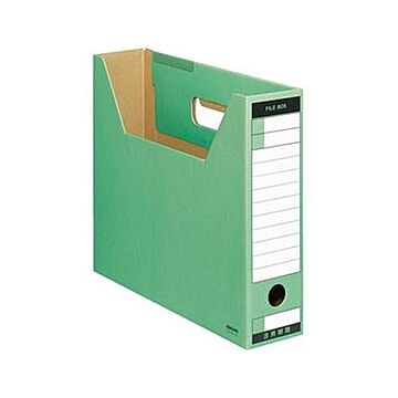 （まとめ）コクヨ ファイルボックス-FS（Tタイプ）A4ヨコ 背幅75mm 緑 A4-SFT-G 1セット（10冊）【×5セット】
