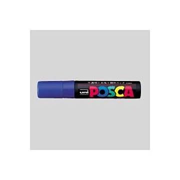 （まとめ） 三菱鉛筆 ユニ ポスカ 極太角芯（15mm） PC-17K.33 青 1本入 【×5セット】