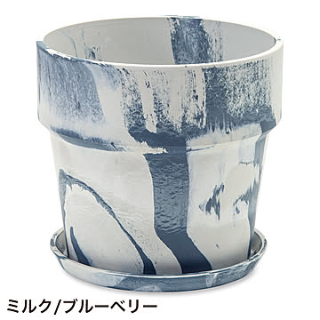 アーバンプランツポット マーブル φ16.5cm 5号鉢 (gg634286)