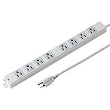 サンワサプライ 工事物件タップ（8個口・3m） TAP-K8N-3