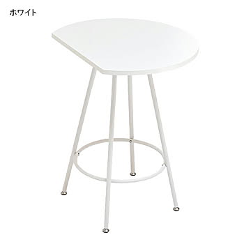 カフェテーブル 組立式 Nid NIDT0248 幅600x奥行505x高さ720mm B.Bファニシング