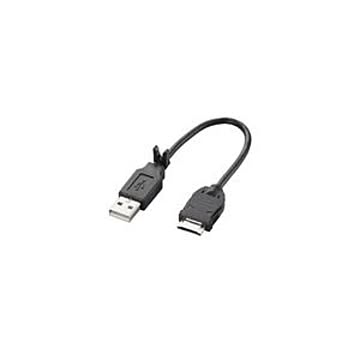 （まとめ）エレコム 携帯電話用USBデータ転送・充電ケーブル MPA-BTCFUSB／BK【×5セット】