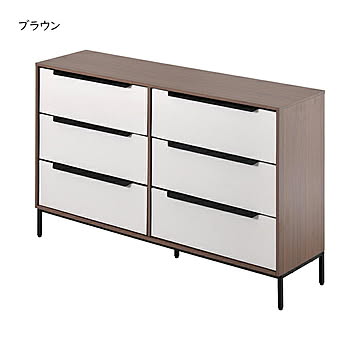 モダンキャビネット 3段 6杯 組立式 leicht ONLS0391 幅1175x奥行315x高さ735mm B.Bファニシング