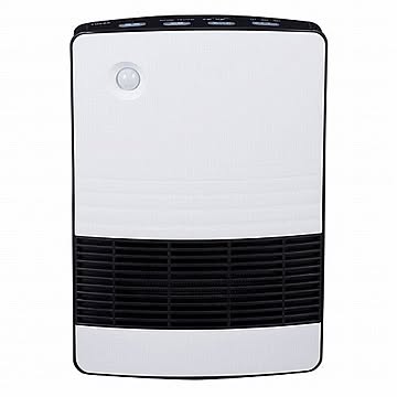 セラミックヒーター 電気ファンヒーター 温風 電気暖房 ユアサプライムス 1200W 人感センサー 切タイマー YA-S1270DM WK