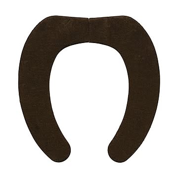 ぴたQ 吸着便座シート ボア ブラウン 約幅9.5cm 店舗用