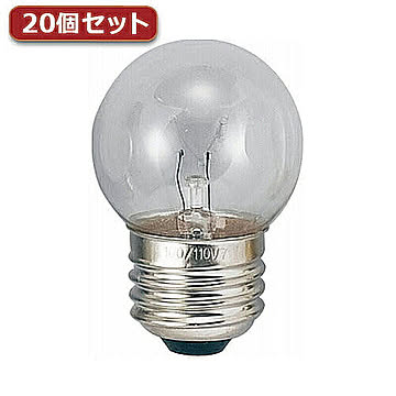 YAZAWA ベビーボール球 G40 E26 40W クリア10個セット G402640CX10 管理No. 4560352860425