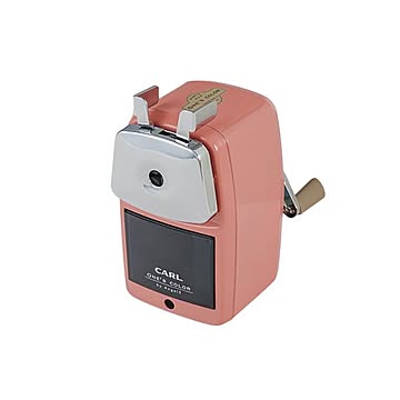 （まとめ） カール事務器 エンゼル5 プレミアム3 鉛筆削器 ピンク 【×3セット】