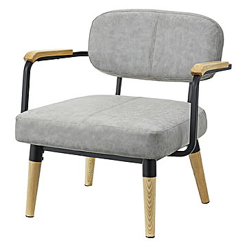 東谷 ロイス 1人掛 ソファ RTO-451GY 幅70x奥行63x高さ69cm