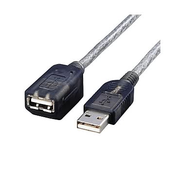 まとめエレコムマグネットUSB1.1延長ケーブル Aオス-Aメス グラファイト 2.0m USB-EAM2GT 1本×3セット