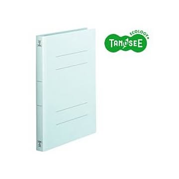 （まとめ）TANOSEE フラットファイル バインダー 2穴 ＜厚とじW＞A4タテ 250枚収容 青 10冊入×20パック