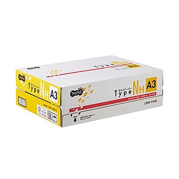 (まとめ) TANOSEE αエコペーパータイプNH A3 1箱(1500枚:500枚×3冊)  【×5セット】