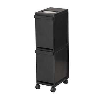 ゴミ箱 スリム 20リットル 20L 蓋つき 分別 スリム キャスター付き 軽い 軽量 ダストボックス キッチン リビング S-TD2