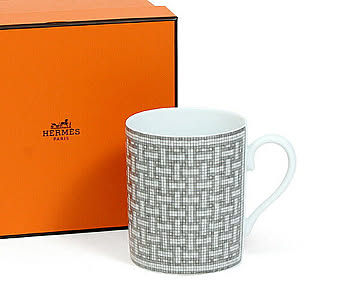エルメス モザイク プラチナ マグ 300ml HERMES Mosaique au 24