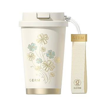 GERM クローバー タンブラー 390ml ストラップ付 