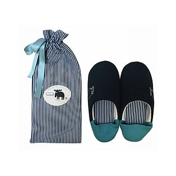 moz スリッパ 袋付き M ブルー