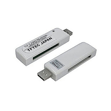 変換名人 小型CFカードリーダー CF-USB2/2 管理No. 4571284889699