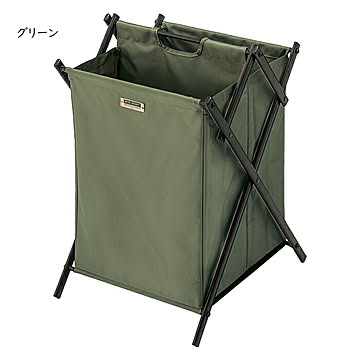 ラック 完成品 折りたたみ式 フォールディング バスケット L MIP-77 幅38x奥行44x高さ57cm 東谷