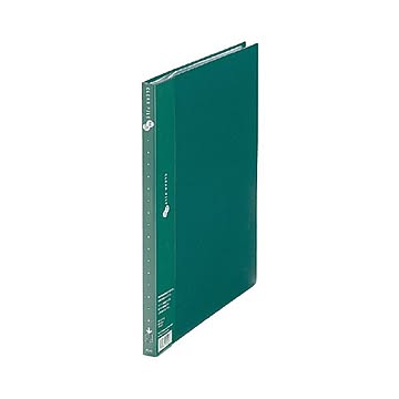 まとめプラス クリアーファイルスーパーエコノミータイプ A4タテ 20ポケット 背幅15mm グリーン FC-122EL 1セット10冊 ×3セット