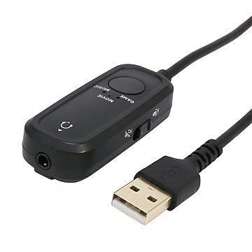 ミヨシ（MCO）オーディオUSB変換アダプタ 4極 多機能タイプ PAA-U4P/2
