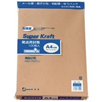 （まとめ）高春堂 スーパークラフト封筒 角2 100枚 731×2セット