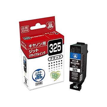 （まとめ） ジット（キヤノン Canon用） インクジェットカートリッジ JIT-C325B ブラック 1個入 【×3セット】