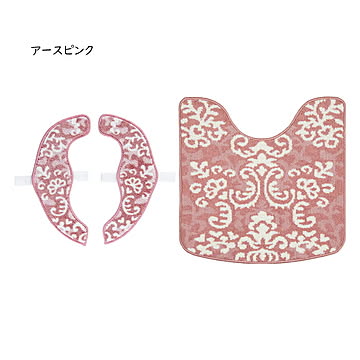 トイレマット 便座マット セット ルルディ SELECT JUST FIT 60x60cm＋フリー カキウチ