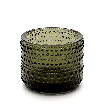 イッタラ Kastehelmi キャンドルホルダー 64mm モスグリーン