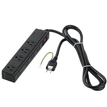 （まとめ） バッファロー 2／3ピン式電源タップ 4+4個口タイプ 雷サージ防止／集中スイッチ付 2m ブラック BSTAPSDC820BK 1個 【×2セット】
