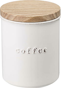 tosca トスカ(山崎実業) 陶器キャニスター pottery　canister 陶器製キャニスター ビンテージ加工 ストッカー 調味料 キッチン 台所 収納