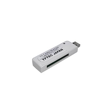 （まとめ）変換名人 小型CFカードリーダー CF-USB2／2×5セット