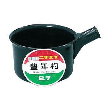 （まとめ）DICプラスチック 豊年杓#2.7柄なし SK-2.7 1個【×10セット】