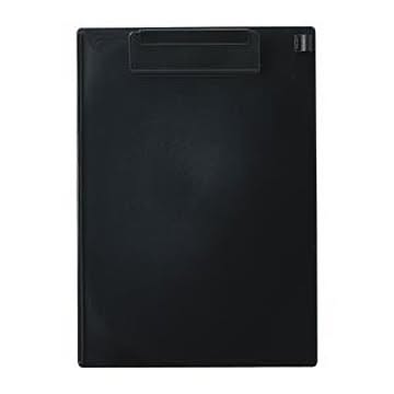 （まとめ） オープン クリップボード 再生ABS樹脂製 B5判タテ型 CB-300-BK 黒 1枚入 【×5セット】