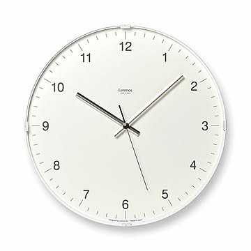Lemnos レムノス Biome clock バイオームクロック (掛時計/スイープムーブメント) LC24-16 音がしない スイープセコンド 掛時計 掛け時計 ウォールクロック 壁掛け時計