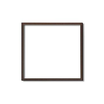 角額木製正方額・壁掛けひも■5767 300角(300×300mm)「ブラウン」