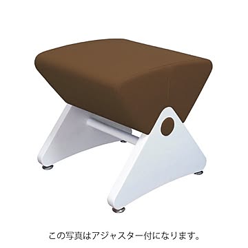 モナディー キャスター付きスツール ブラウン＆ホワイト布 ナイロン素材 WAS01SC