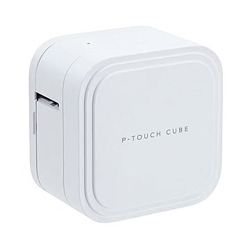 ブラザー工業 ラベルライター P-TOUCH CUBE(スマホ対応/3.5mm〜36mm幅/TZeテープ) PT-P910BT