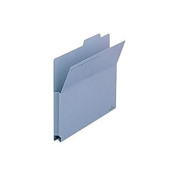 （まとめ）プラス 持出しフォルダー FL-001PF A4E ブルー【×30セット】