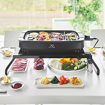 山崎実業 下が使える電気プレートラック タワー tower