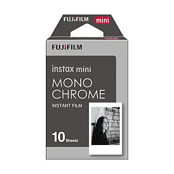 まとめ富士フイルム チェキ用フィルムinstax mini モノクローム 1パック10枚×5セット