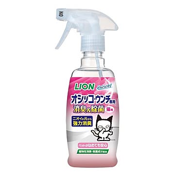（まとめ） シュシュット！ オシッコ・ウンチ専用 消臭＆除菌 猫用 本体 300ml （ペット用品） 【×6セット】