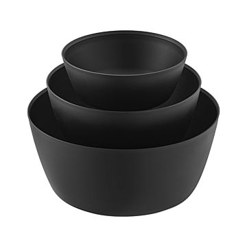 tower タワー (山崎実業) 傾けて混ぜやすい調理ボウル 3点セット 電子レンジ対応 Microwave-Safe Cooking Bowl 3-Piece Set キッチンツール 調理器具 製菓