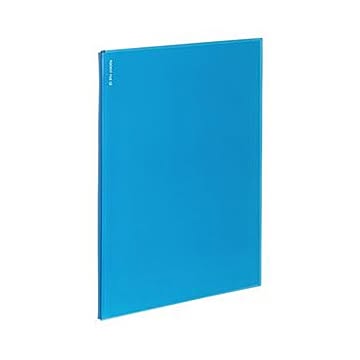 （まとめ）コクヨ ポケットファイルα（ノビータα）固定式 A4タテ 6ポケット 背幅3mm ライトブルー ラ-NF6LB 1セット（10冊）【×10セット】