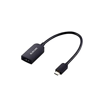 エレコム Type-C映像変換アダプタ TypeC-HDMI 60Hz ブラック AD-CHDMIQBK2