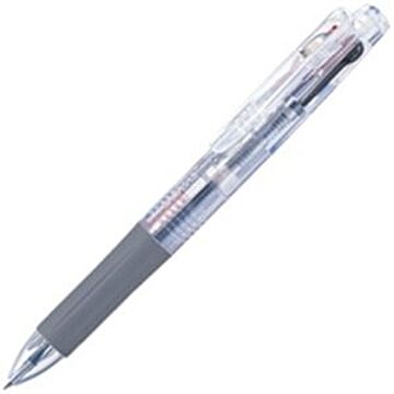 (業務用10セット) ZEBRA ゼブラ 多色ボールペン サラサ3 0.5mm ゲルインク J3J2-C 軸色透明