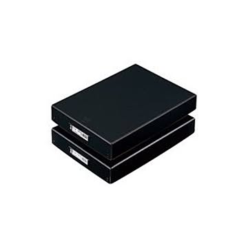 (業務用3セット) LIHITLAB デスクトレー(収納ボックス/書類整理) B4 フタ付き A-332KB