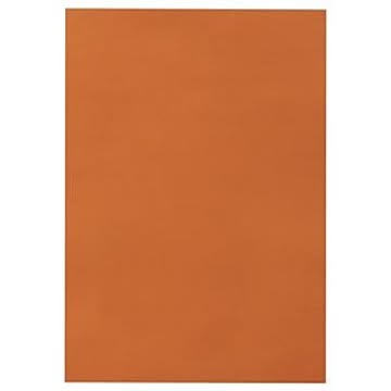 （まとめ） TANOSEE 色画用紙 四つ切 ちゃいろ 1パック（10枚） 【×15セット】