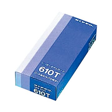 （まとめ） ニッポー 標準タイムカード 10日締 610T 1パック（100枚） 【×3セット】