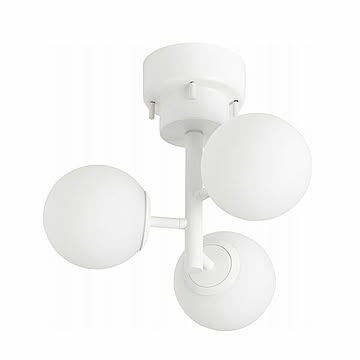 BRID ブリッド TINY GLASS CEILING LIGHT 3 タイニーグラスシーリングライト 3灯 (電球別売) 003364 / シーリングランプ 天井照明 E17 3灯 LED電球対応
